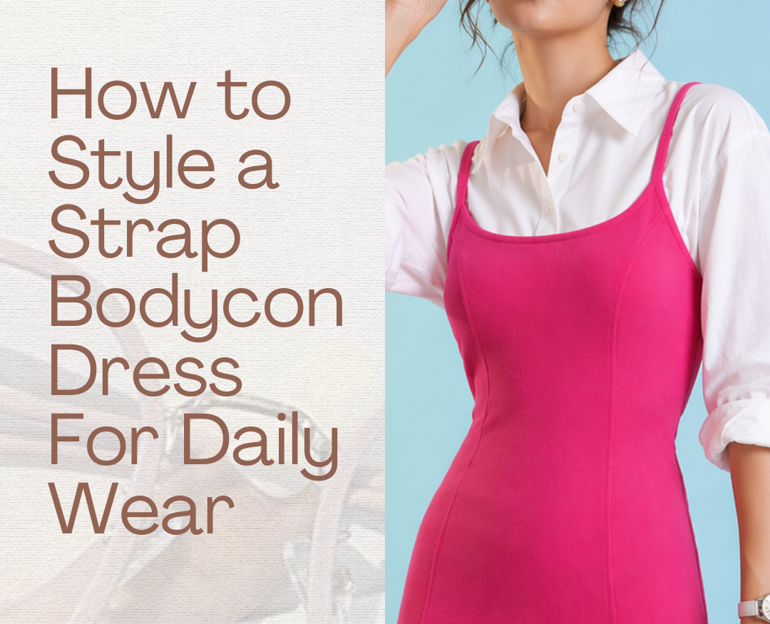 How to Style a Strap Bodycon Dress For Daily Wear