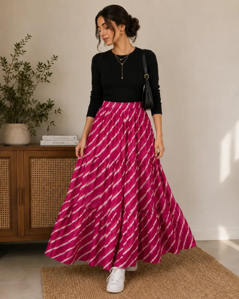 5 Ways to Style an Ethnic Skirt: From Casual Days to Festive Nights